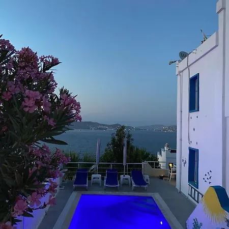 Sunset With Private Pool In Bodrum Only For Family
